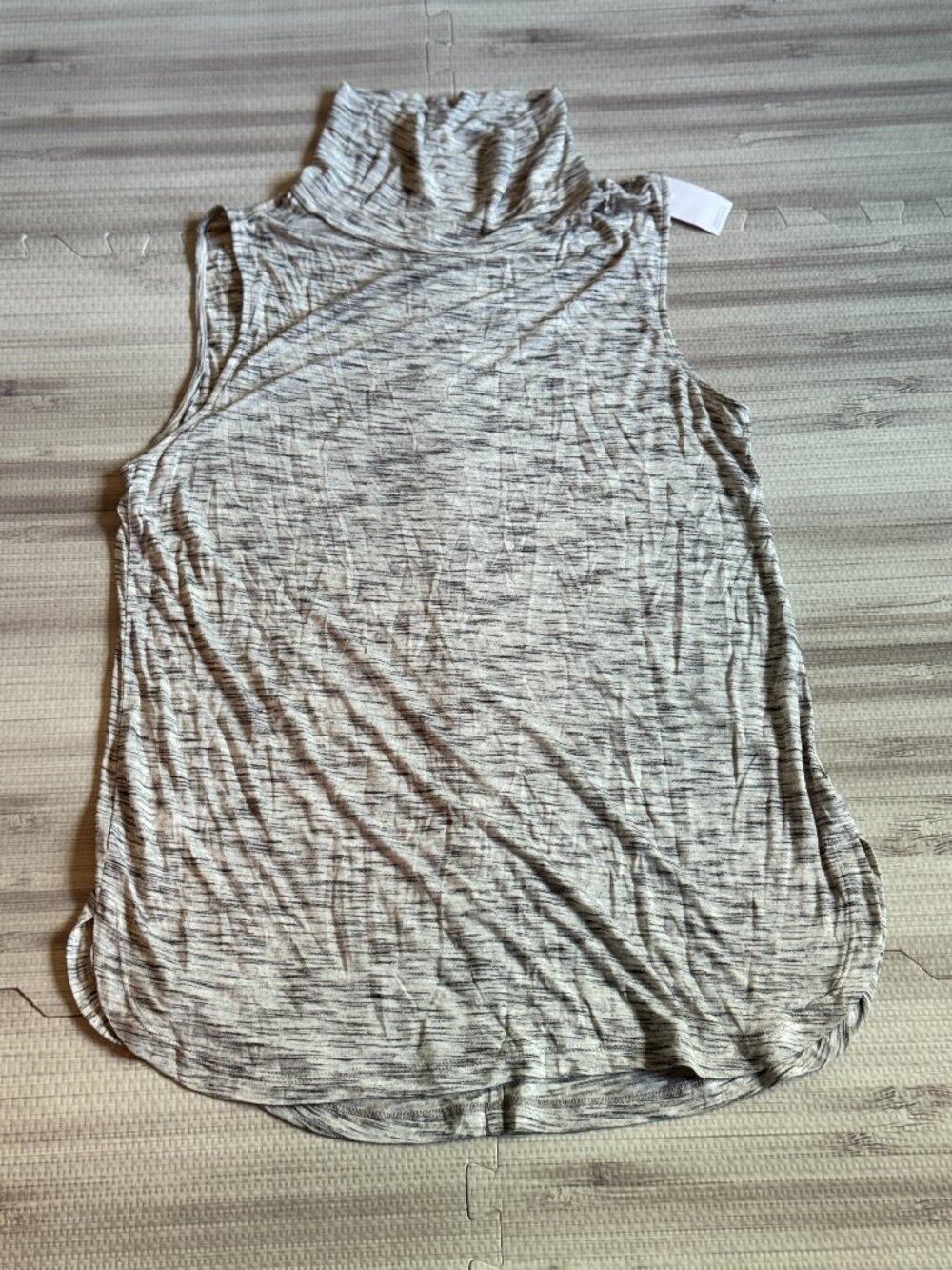 NWT Loft Women's Spacedye Sleeveless Cowl Neck Tank